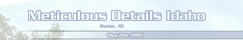 Meticulous Details Idaho