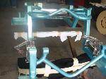 rear frame starting to come together...
