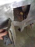 Welded in gas filler door cut.