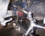 sectioned lower control arm brackets & made new uppers