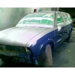 just after the clear  was sprayed