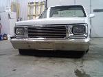 87 fullsize Chevy bumper cut 16''