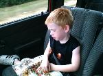 Preston reading mini truckin