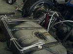 all aluminum line to bags and fuel tank