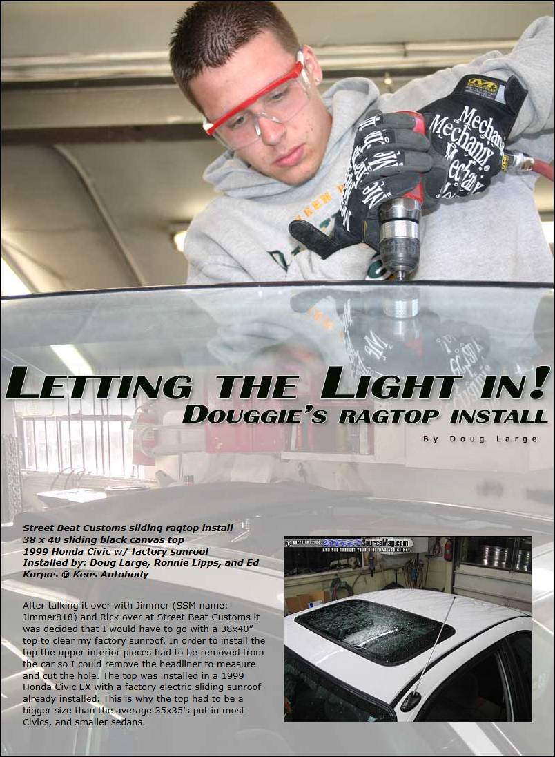 Bring in the Light (Ragtop install)